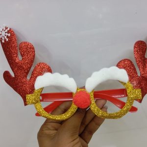 Christmas Lensless Glasses – Festive Novelty Glasses for Holiday Parties