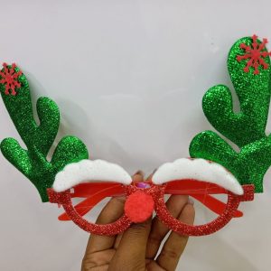 Christmas Lensless Glasses – Festive Novelty Glasses for Holiday Parties