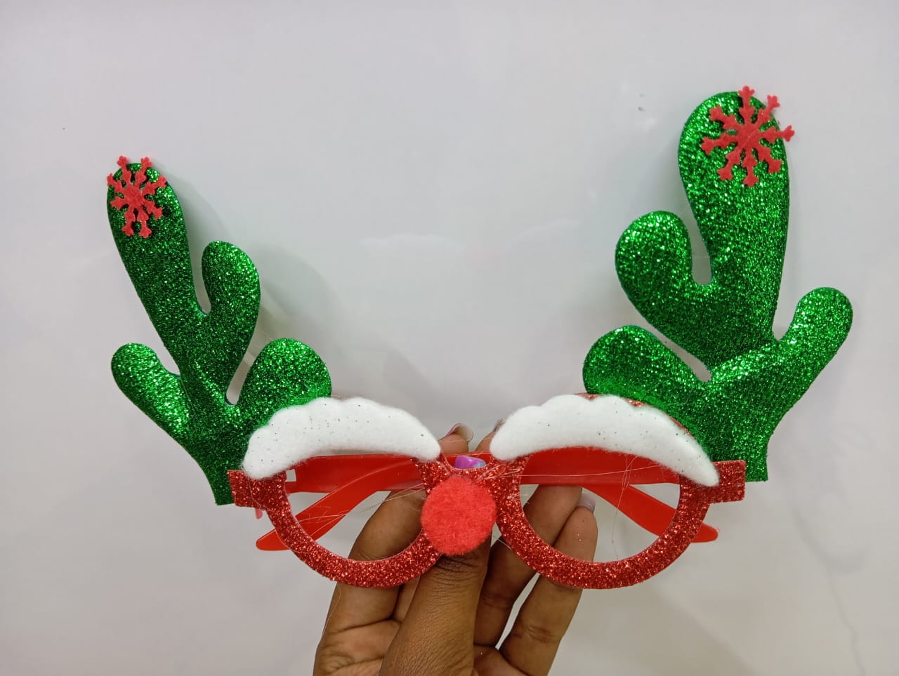 Christmas Lensless Glasses – Festive Novelty Glasses for Holiday Parties Christmas Lensless Glasses – Festive Novelty Glasses for Holiday Parties