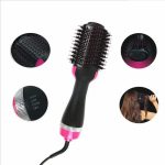 3-in-1 Hot Air Brush Hair Straightener & Dryer