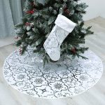 Premium Quality Christmas Tree Skirt & Socks Set