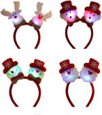 LED Christmas Headband – Premium Light-Up Holiday Headband