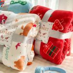 Christmas Fleece Throw Blanket – Soft Flannel 100 × 180 cm
