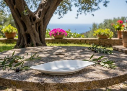 14″ Ceramic Fish Plate – White Large Fish-Shaped Serving Platter