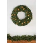 Prelit Wreath Christmas Decoration – 38 cm LED Holiday Wreath