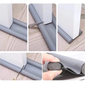 Bottom Door Sealer Strip – 1 m (Grey, Black or Brown)