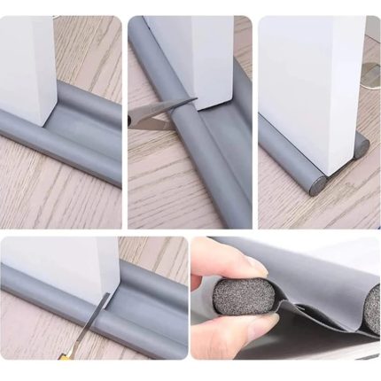 Bottom Door Sealer Strip – 1 m (Grey, Black or Brown)