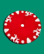Snow Flakes Christmas Tree Skirt – 90 cm