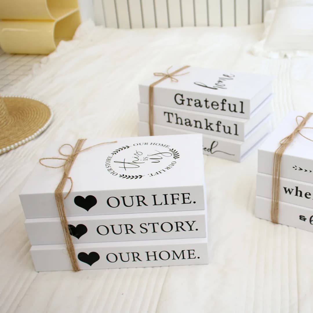 Decor books for modern home decor – Set of 3