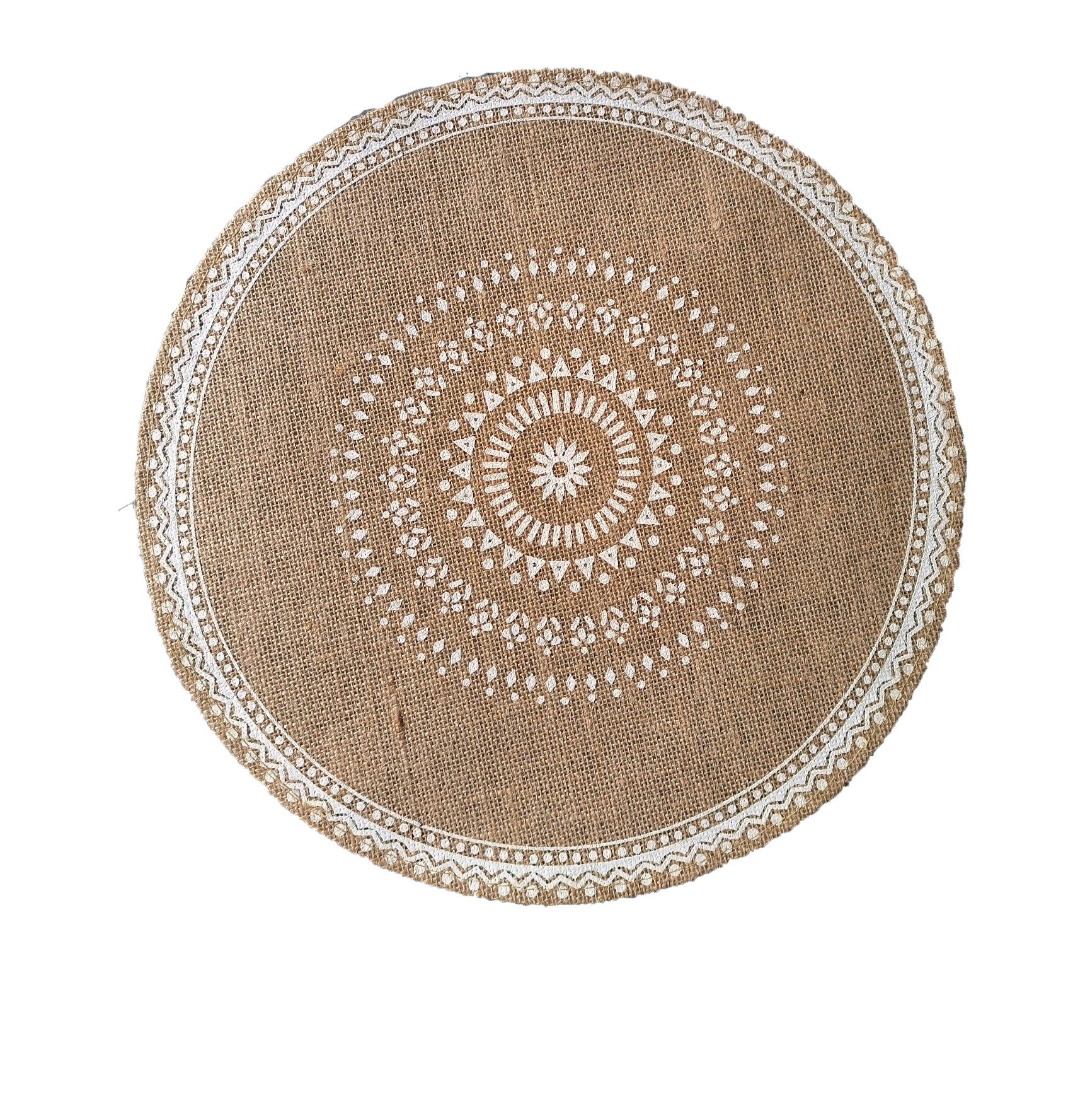 Boho Style Jute Table Place Mats – Set of 6pcs