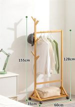 Bamboo Cloth Rack – Durable Bamboo Laundry & Clothes Drying Stand