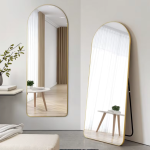 Unbreakable Acrylic Mirror Self-Adhesive Semicircle (120×40 cm)