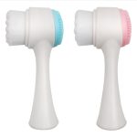Double Sided Facial Brush – 2-in-1 Deep Cleansing & Silicone Massage Facial Brush
