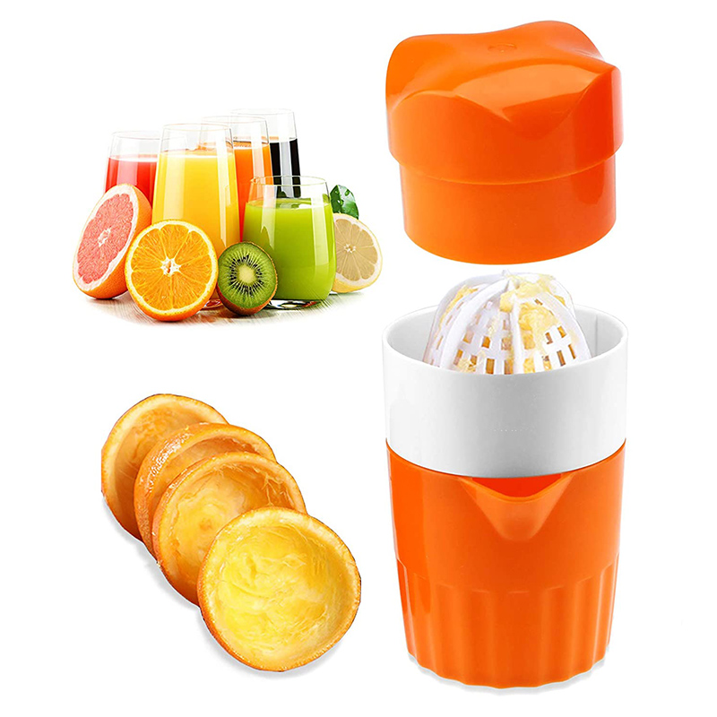 Shaft Press Manual Plastic Juice Press Juicer Cup – Pink & Orange Shaft Press Manual Plastic Juice Press Juicer Cup – Pink & Orange