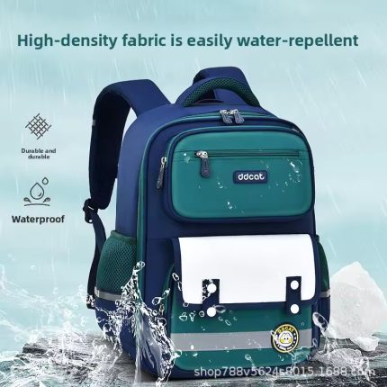 British Style Academic Master School Bag – Large Durable Backpack for Grade 2–8