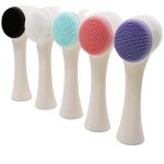 Double Sided Facial Brush – 2-in-1 Deep Cleansing & Silicone Massage Facial Brush