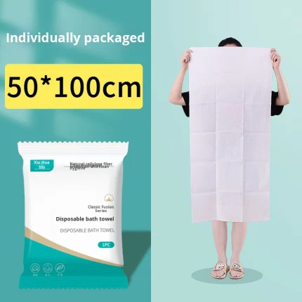Disposable Thickened Bath Towel – Super Absorbent Travel & Travel‑Ready Towel (70×140 cm)