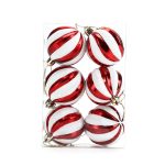 Coloured Christmas Balls 6 cm – 6‑Piece Set