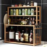 Bamboo Multifunctional Organising Rack – 3‑Layer (66×23×50 cm)