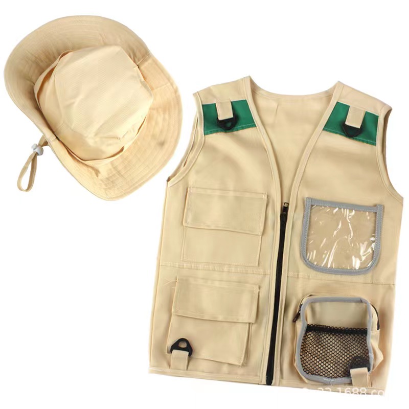 Play Costumes Explorer Vest and Hat Costume Safari Cargo Play Costumes Explorer Vest and Hat Costume Safari Cargo