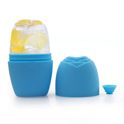 Reusable Ice Facial Roller Silicone Ice Cube Trays – Upgraded Eye & Face Massager