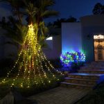 Multicoloured LED decorative water fall star 2.2m (USB, Indoor & Outdoor)