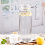 7 pcs Water/Juice Set — 1.1L Glass Jug + 6 Highball (340ml) Glasses