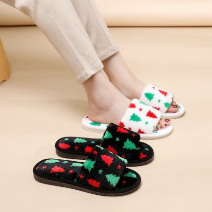 Fuzzy Indoor Slippers – Furry & Comfortable House Footwear