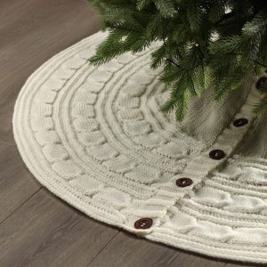 Christmas Knitted Tree Skirt – 122 cm