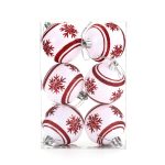 Coloured Christmas Balls 6 cm – 6‑Piece Set