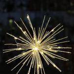 LED CRYSTAL TREE TOPPER WITH LIGHT – Battery Powered 30 cm x 25 cm