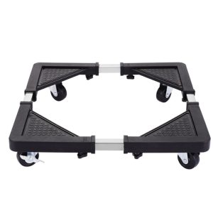 Fridge Base – Heavy Duty Adjustable Appliance Stand with Wheels