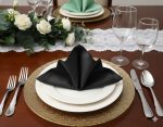 Silk Napkin (48 cm x 48 cm) – Premium Dinner Table Napkin