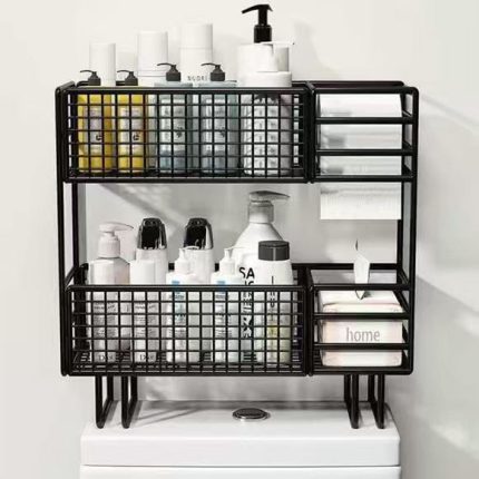 Double Layer Over The Toilet Rack / Shelf Bathroom