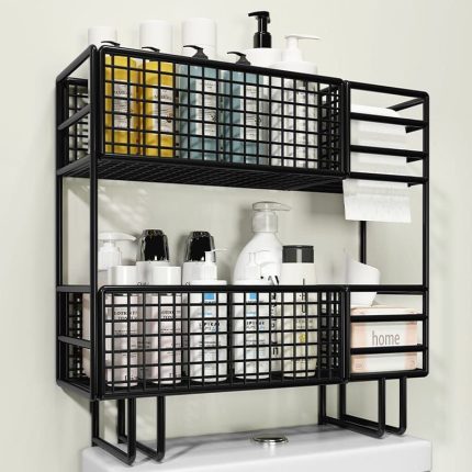Double Layer Over The Toilet Rack / Shelf Bathroom