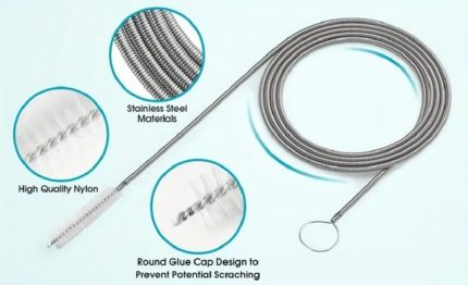 5pcs Refrigerator Drain Clog Remover Kit