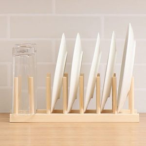 Bamboo Plate / Pot Lids Holder