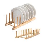 Bamboo Plate / Pot Lids Holder