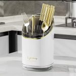 Luxury Cutlery Organizer Acrylic – Green / White