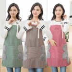 Kitchen Apron with Hand Wipe Pockets – Waterproof & Oil Proof