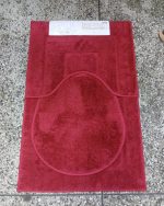 3pcs Bathroom Mats – Non-Slip Super Safe Bath Mat Set (Blue, Cream & Maroon)