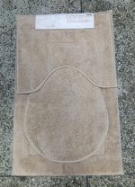 3pcs Bathroom Mats – Non-Slip Super Safe Bath Mat Set (Blue, Cream & Maroon)