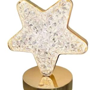 Star, moon, round USB charging 3‑modes colour change table lamp
