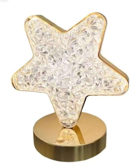 Star, moon, round USB charging 3‑modes colour change table lamp