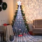 Multicoloured LED decorative water fall star 2.2m (USB, Indoor & Outdoor)