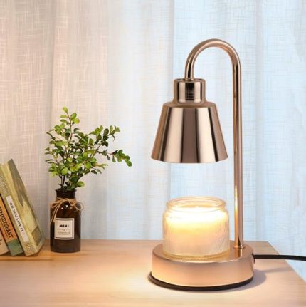 Electric Candle Warmer – Metal Flameless Wax Melter for Home & Office