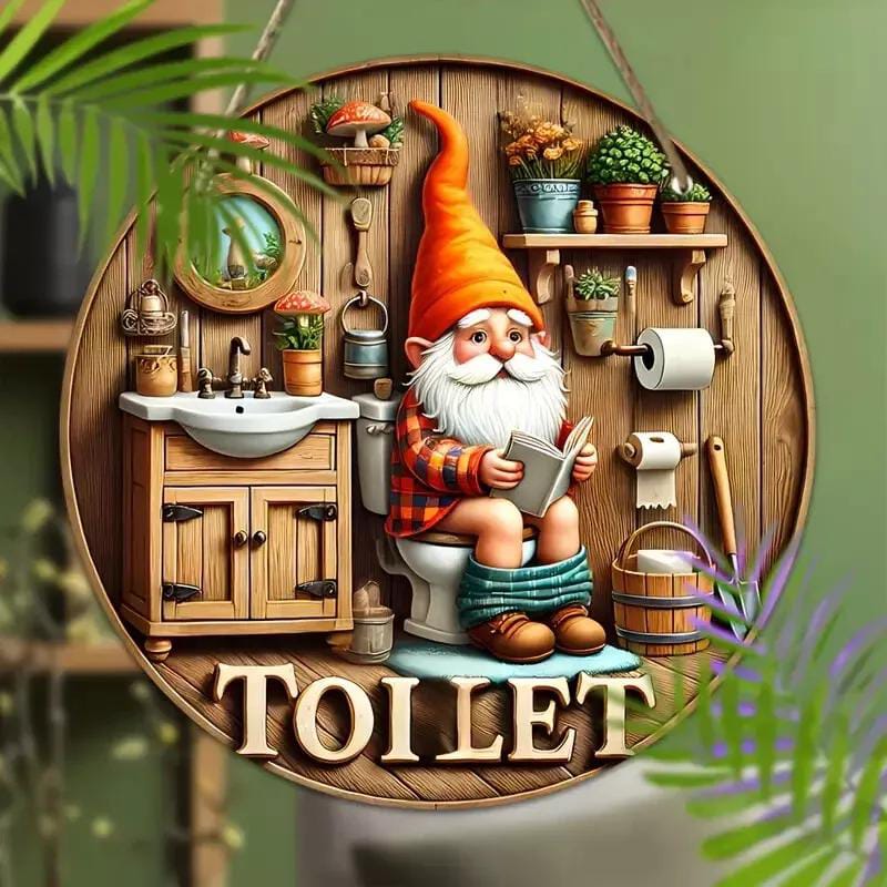 2D Flat Wooden Bathroom Hanging Decor Sign – Rustic Toilet / Washroom Wall Plaque 2D Flat Wooden Bathroom Hanging Decor Sign – Rustic Toilet / Washroom Wall Plaque