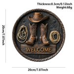 2D Flat Wooden Hanging Decor Sign – Rustic Wall Art for Home & Office