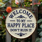 2D Flat Wooden Hanging Decor Sign – Rustic Wall Art for Home & Office