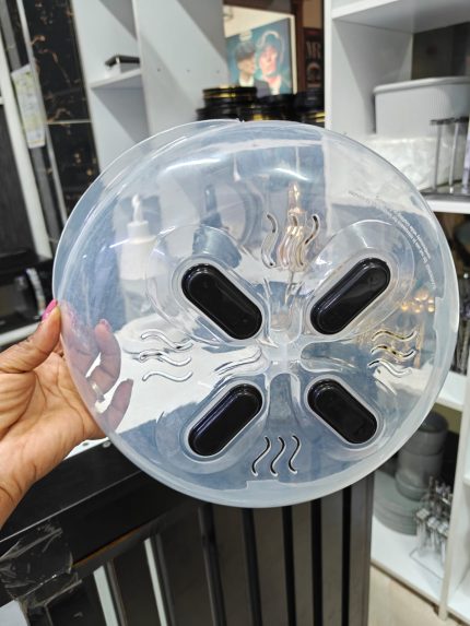Magnetic Microwave Food Cover – Oil-Proof with Ventilation